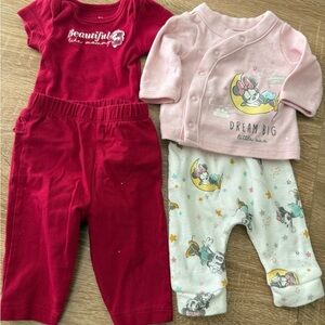 Preemie/newborn set of outfits Disney baby